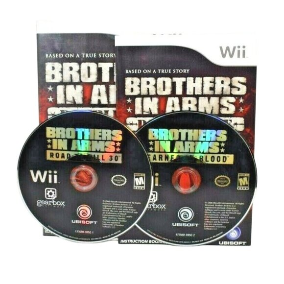 Ubisoft  Brothers in Arms Double Time Nintendo Wii, 2008 Complete 2 Disc Set - Picture 1 of 3